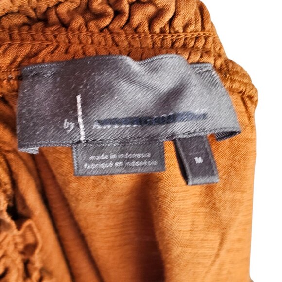 Anthropologie Brown Burnt Orange Tank Top Blouse Sz M - Picture 4 of 7